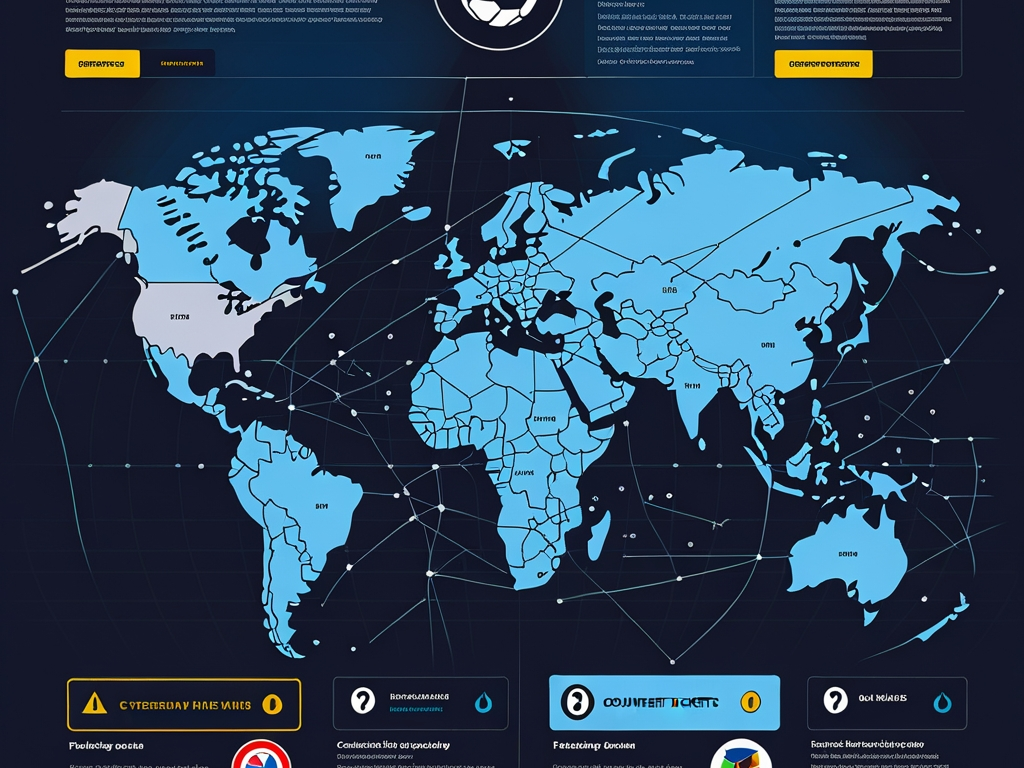 2026 FIFA World Cup scams visual showing fake FIFA websites, phishing domains, and counterfeit ticket fraud targeting fans