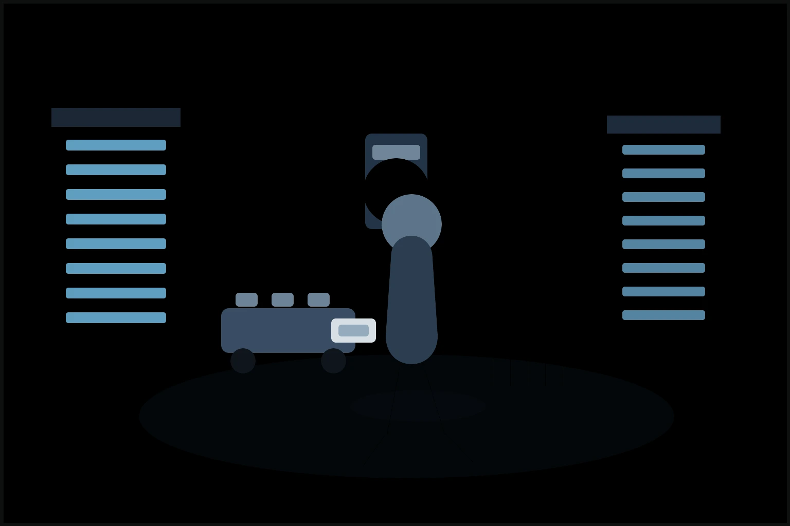 AI-driven vulnerability surge editorial scene with a security engineer reviewing a crowded patch backlog beside server racks and a locked network cage