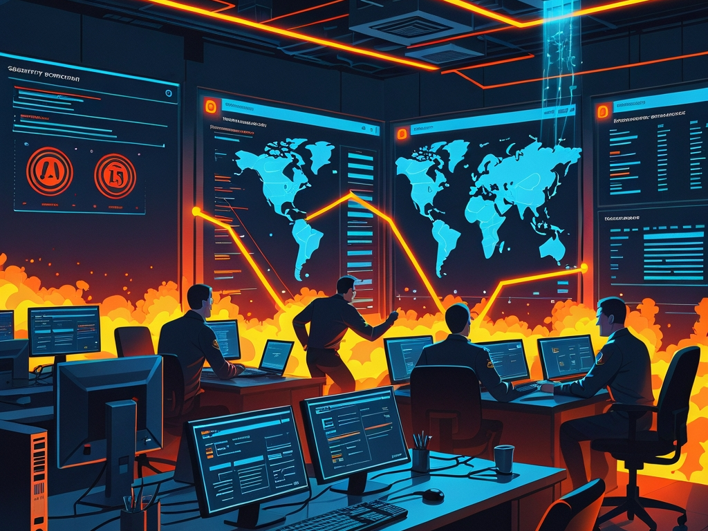 Security operations team racing a 12-hour patch deadline while AI-driven exploit paths converge on internet-facing servers