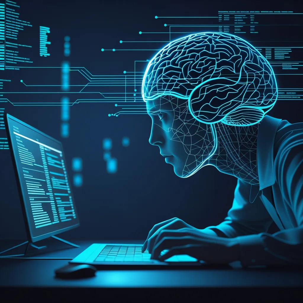 AI model inversion attack showing neural network data reconstruction and privacy breach