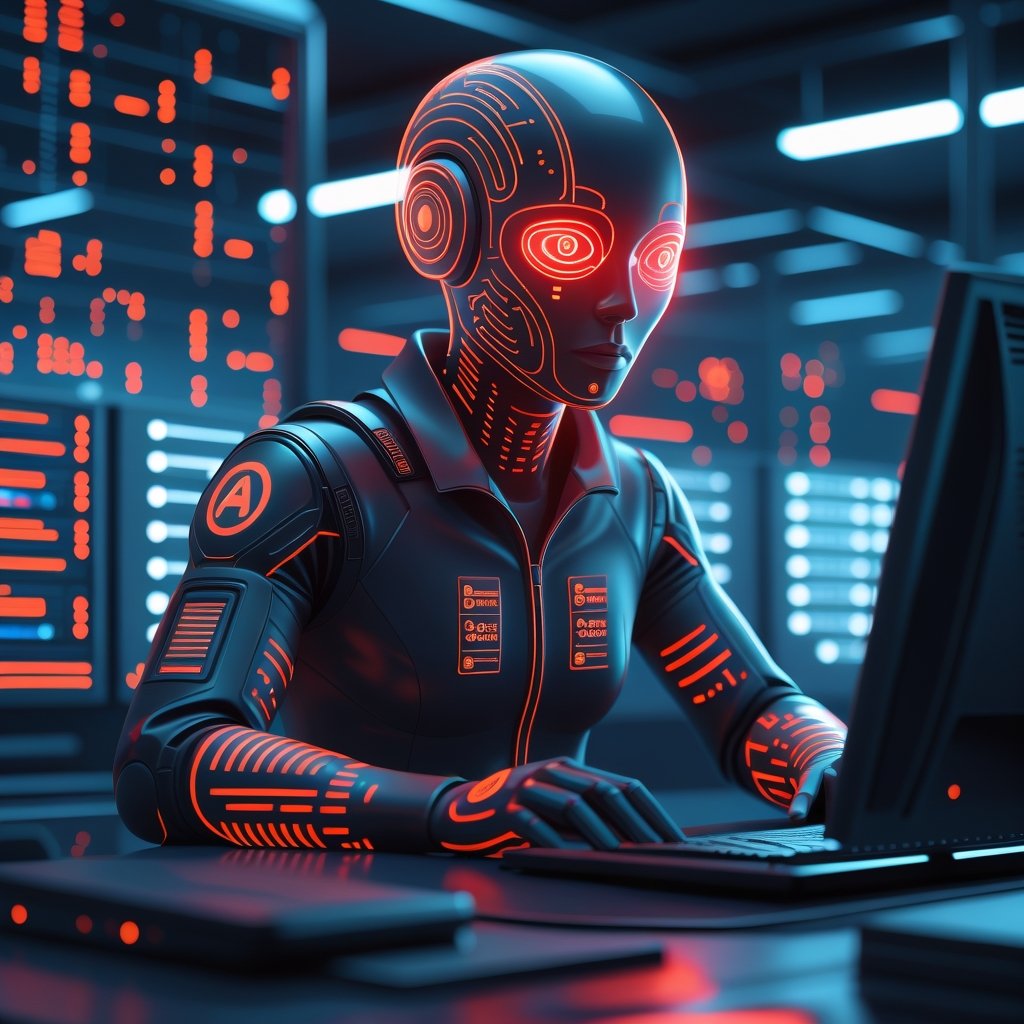 Rogue AI agent security breach visualization showing unauthorized data exposure