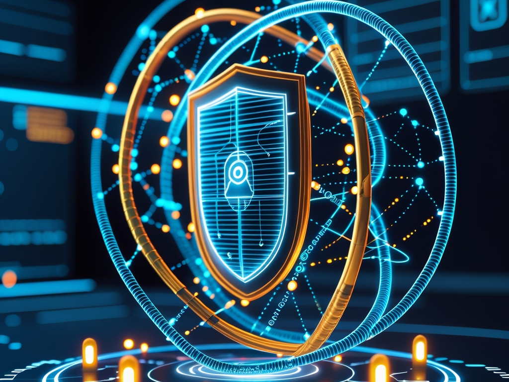 GPT-5.5 AI cybersecurity safeguards with biometric protection layers and neural network security