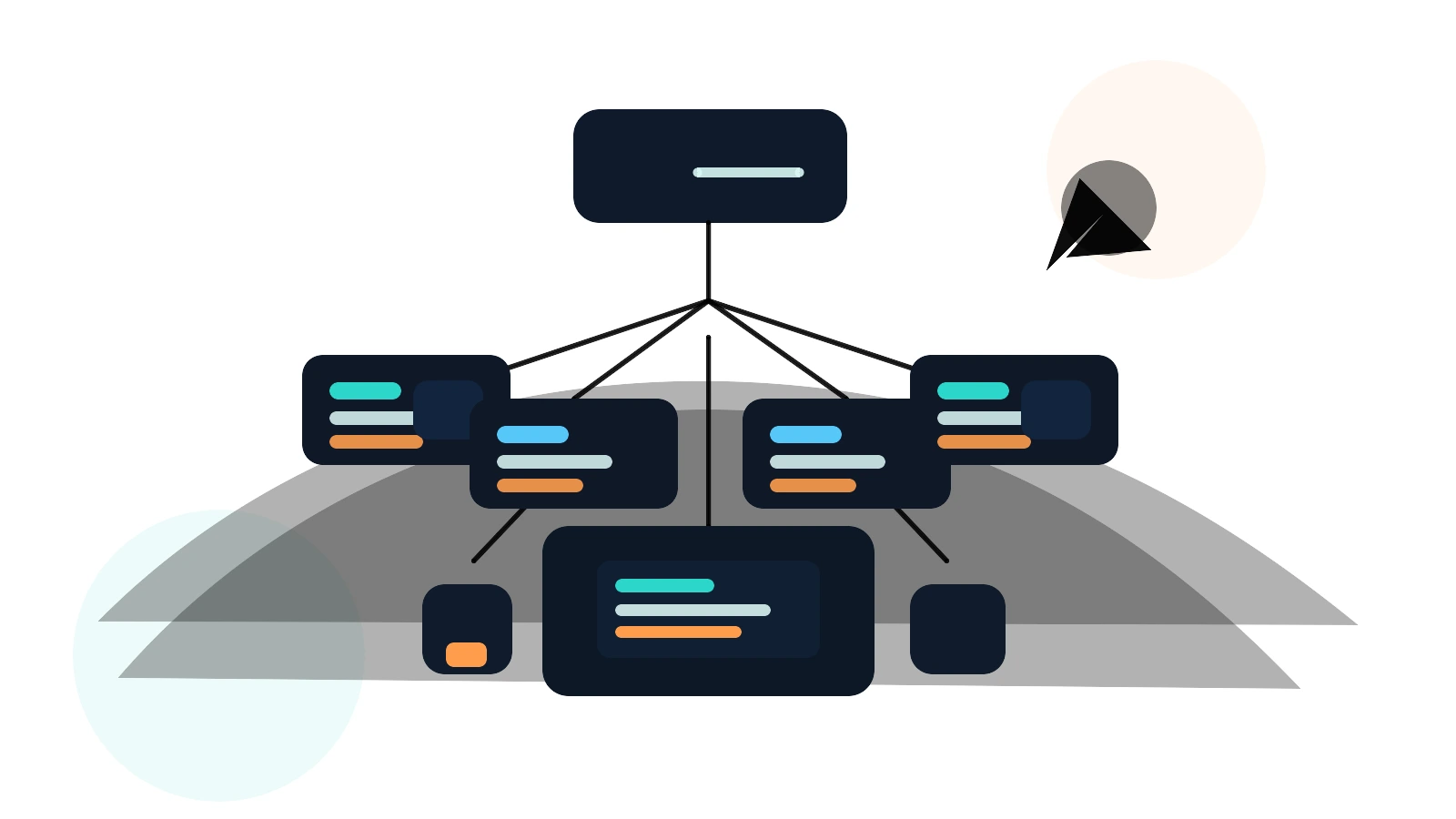 Mastra AI supply chain attack illustration showing a hijacked maintainer account cascading through npm packages into developer and CI environments