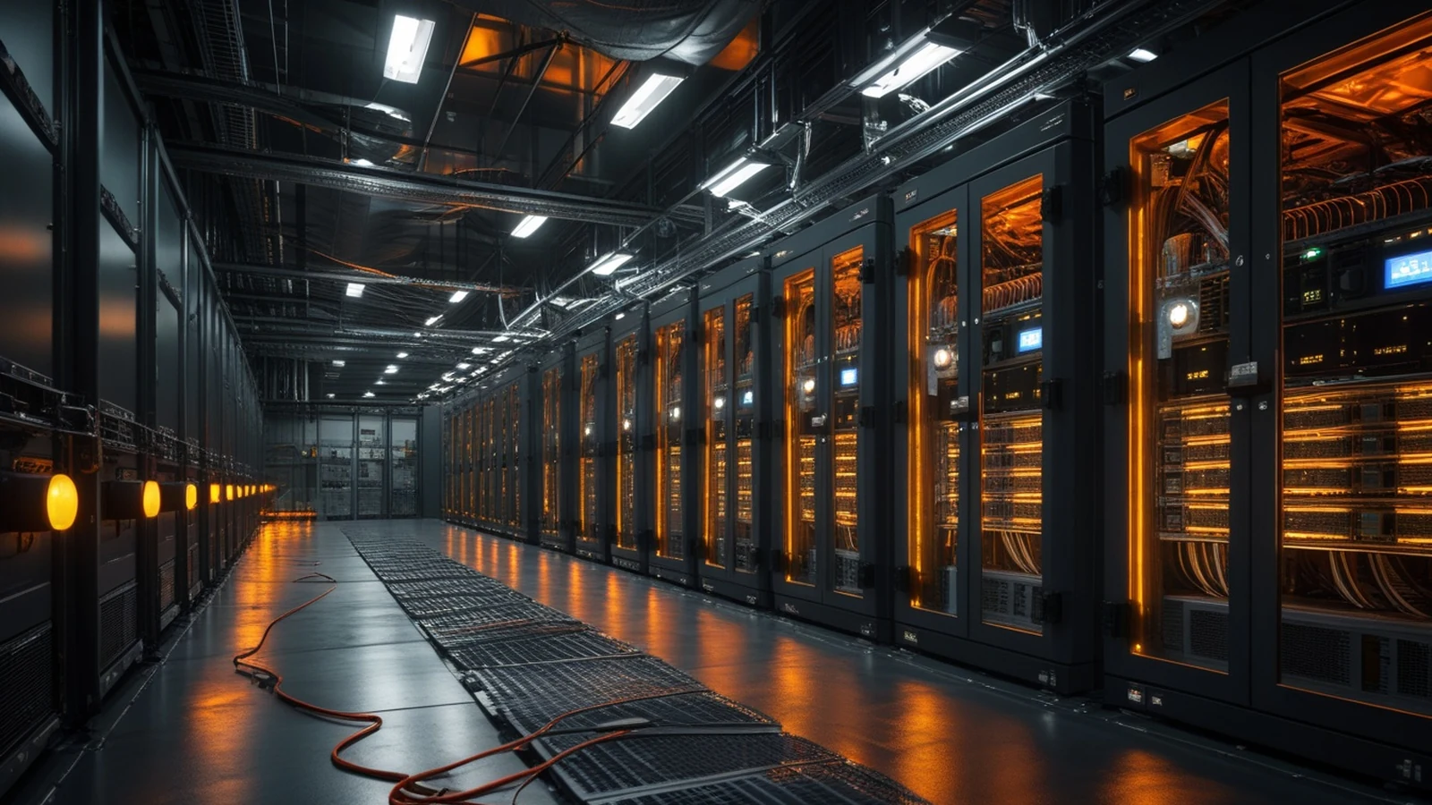 MetaMask security incident shown as Ethereum validator hardware entering a controlled isolation bay in a dark operations facility