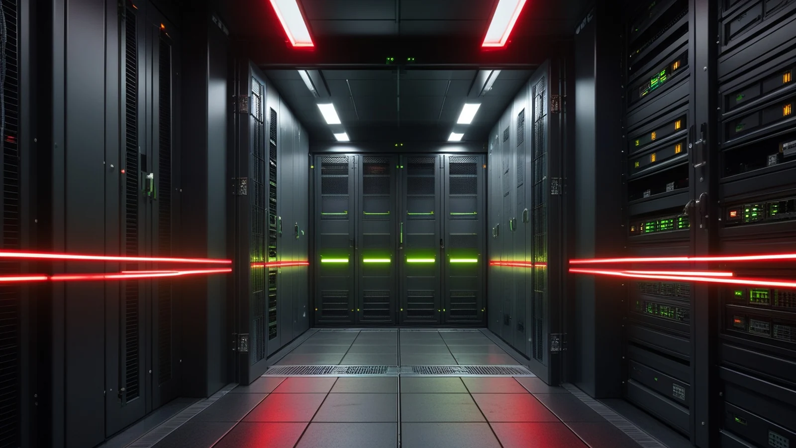 Oracle E-Business Suite vulnerability response shown as an exposed ERP server gateway being isolated from hostile scanning signals