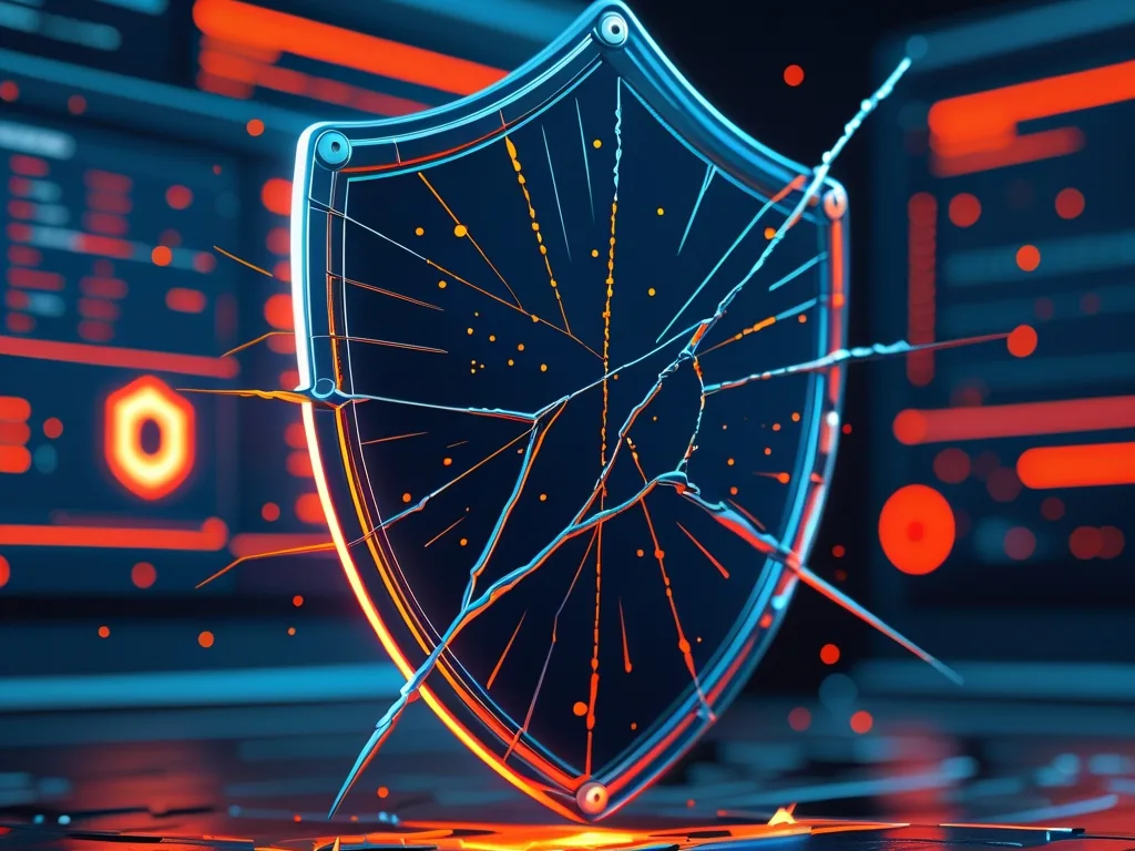PraisonAI multi-agent vulnerability alert showing AI security breach with warning indicators