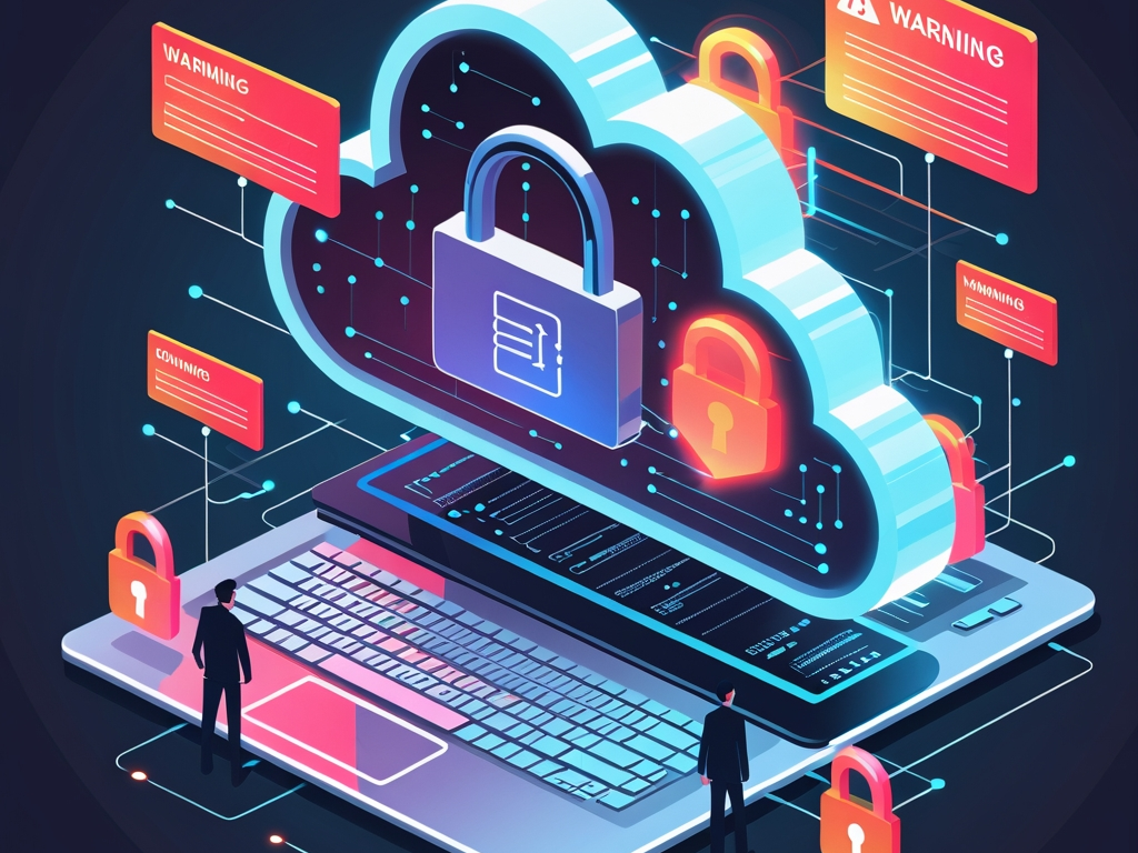 Supply chain cybersecurity illustration showing cloud developer infrastructure, OAuth compromise, and exposed environment variables